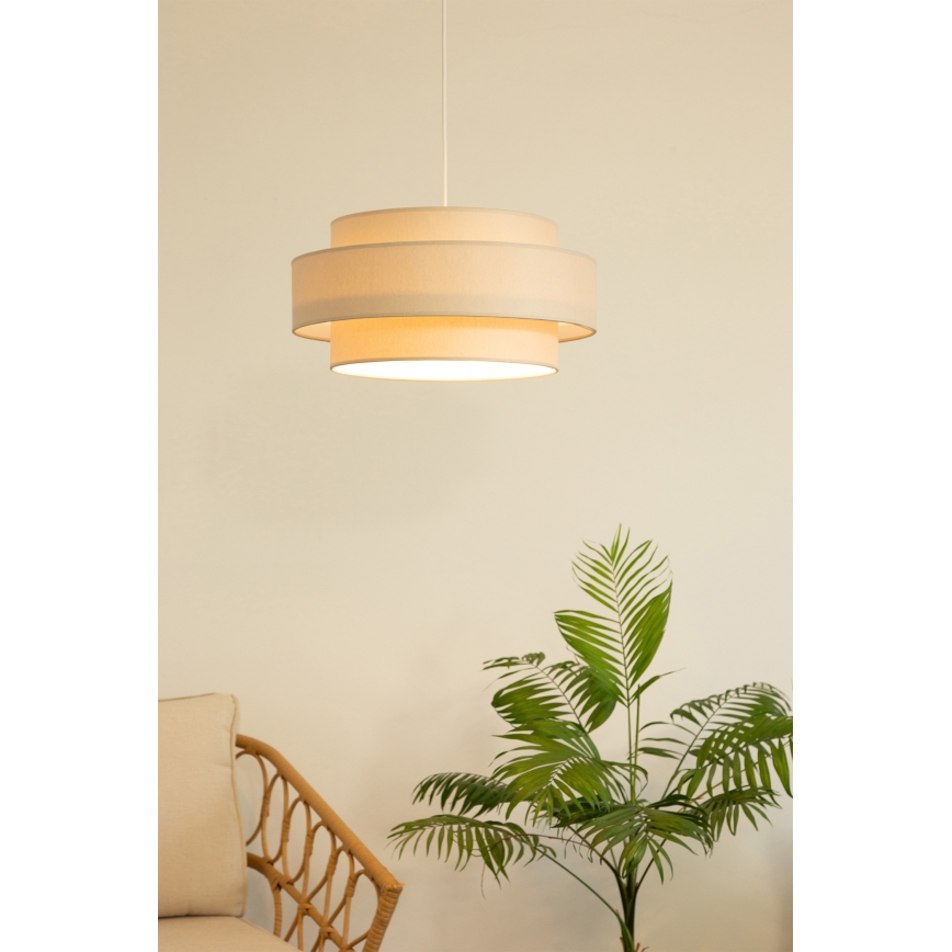 Brilagi - Lustr na lanku RESNA 1xE27/60W/230V pr. 40 cm béžová