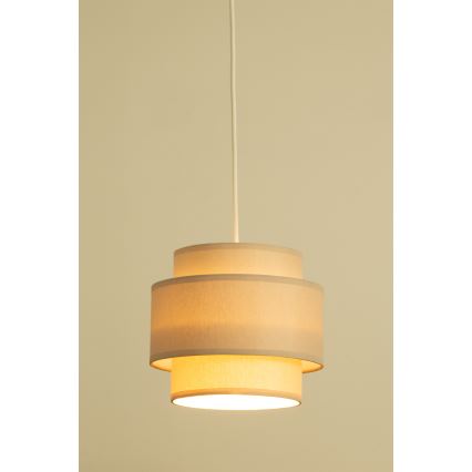 Brilagi - Lustr na lanku RESNA 2xE27/60W/230V pr. 30 cm béžová