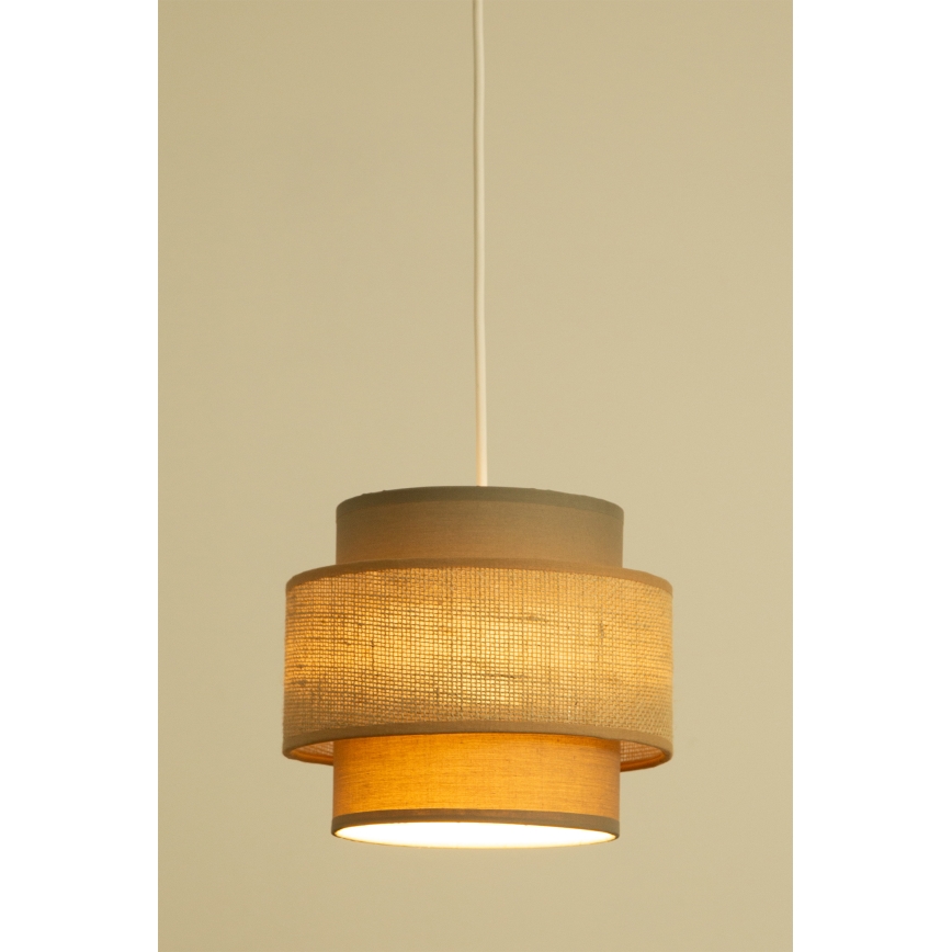 Brilagi - Lustr na lanku RESNA 2xE27/60W/230V pr. 30 cm hnědá/béžová
