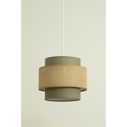 Brilagi - Lustr na lanku RESNA 3xE27/60W/230V pr. 45 cm hnědá/béžová