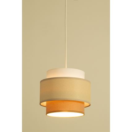 Brilagi - Lustr na lanku RESNA 3xE27/60W/230V pr. 45 cm krémová/béžová