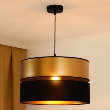 Brilagi - Lustr na lanku ROYAL 1xE27/15W/230V pr. 40 cm černá/zlatá