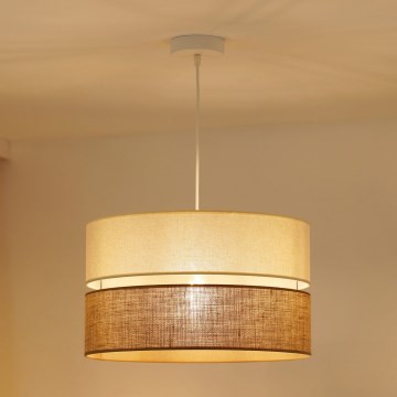 Brilagi - Lustr na lanku ROYAL YUTE 1xE27/15W/230V pr. 40 cm béžová/krémová
