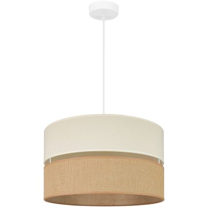 Brilagi - Lustr na lanku ROYAL YUTE 1xE27/15W/230V pr. 40 cm béžová/krémová