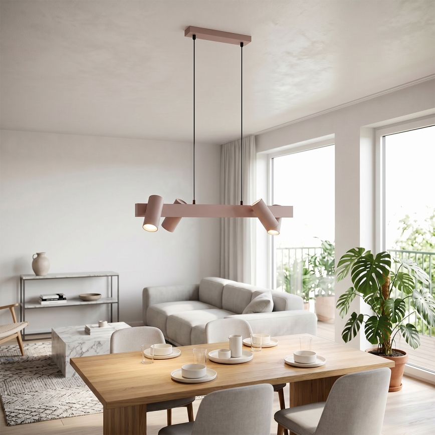 BRILAGI - Lustr na lanku SELE 4xGU10/30W/230V béžová