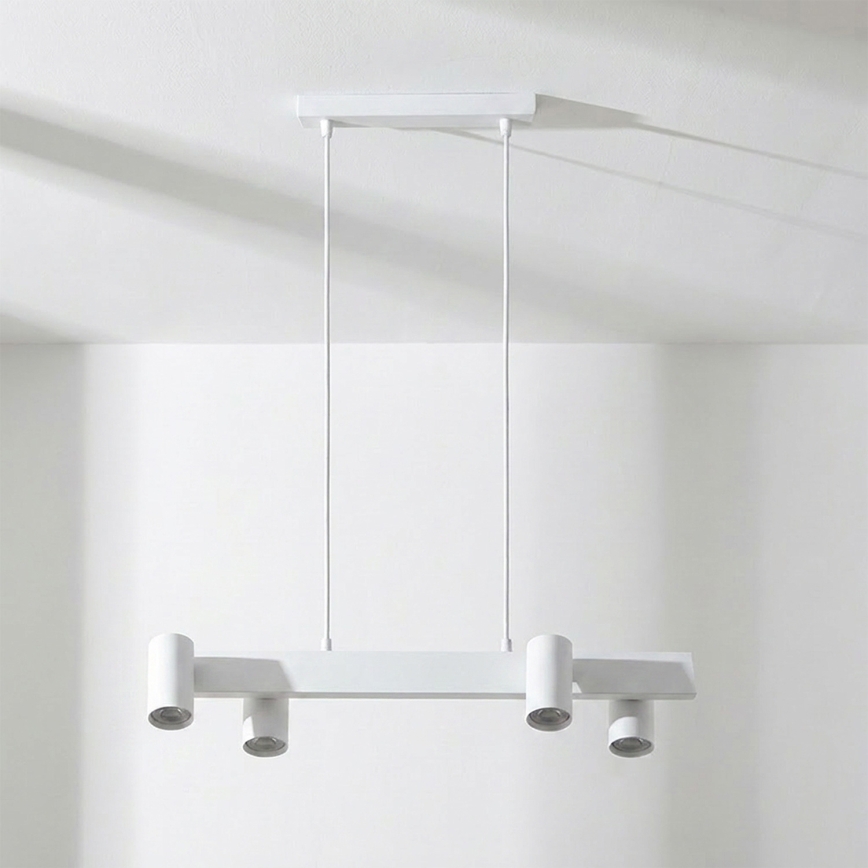 Brilagi - Lustr na lanku SELE 4xGU10/30W/230V bílá