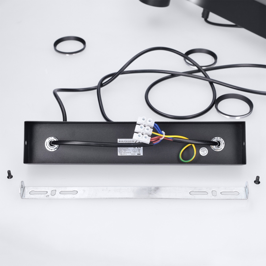 Brilagi - Lustr na lanku SELE 4xGU10/30W/230V černá