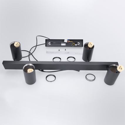 Brilagi - Lustr na lanku SELE 4xGU10/30W/230V černá