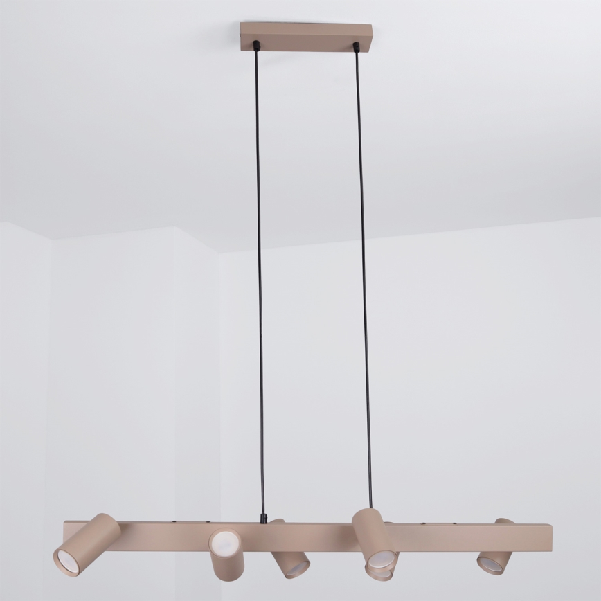 Brilagi - Lustr na lanku SELE 6xGU10/30W/230V béžová