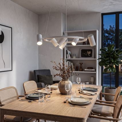 Brilagi - Lustr na lanku SELE 6xGU10/30W/230V bílá