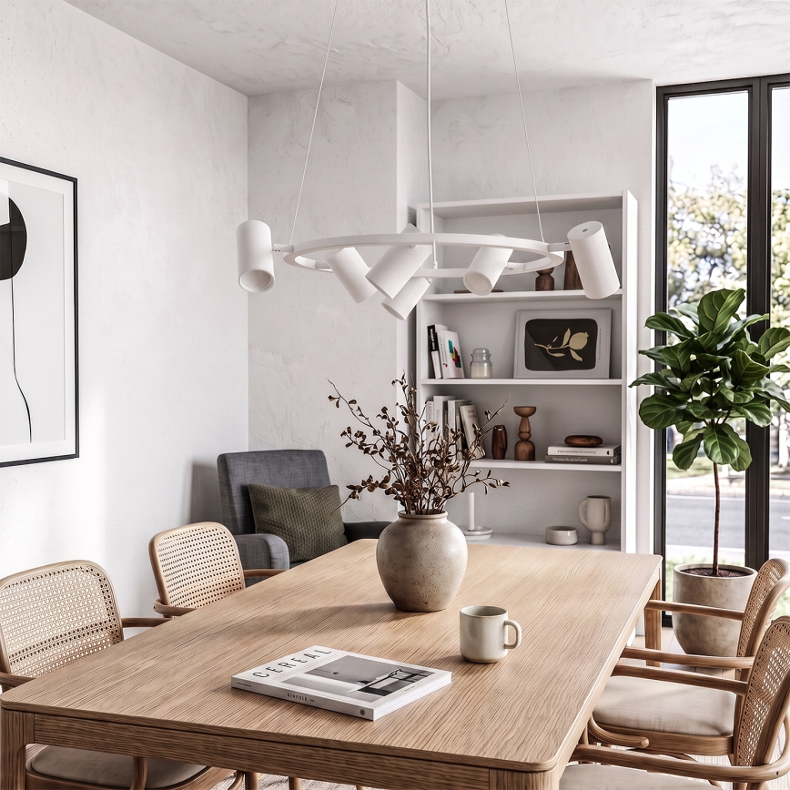 Brilagi - Lustr na lanku SELE 6xGU10/30W/230V bílá