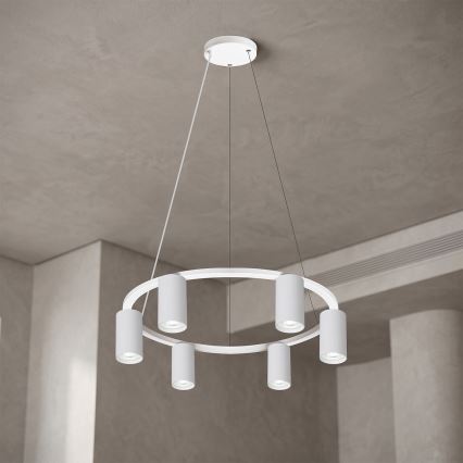 Brilagi - Lustr na lanku SELE 6xGU10/30W/230V bílá