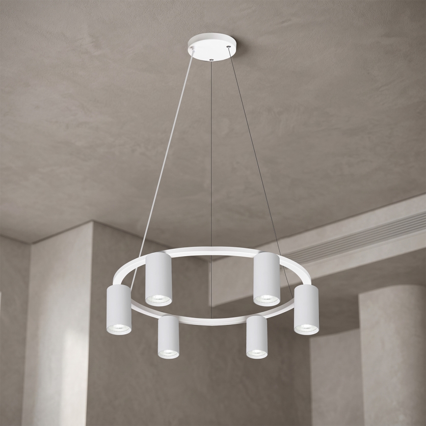 Brilagi - Lustr na lanku SELE 6xGU10/30W/230V bílá
