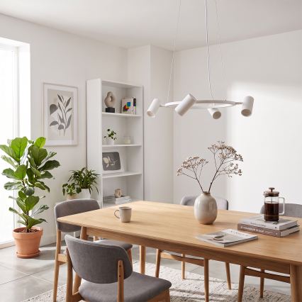 BRILAGI - Lustr na lanku SELE 6xGU10/30W/230V bílá