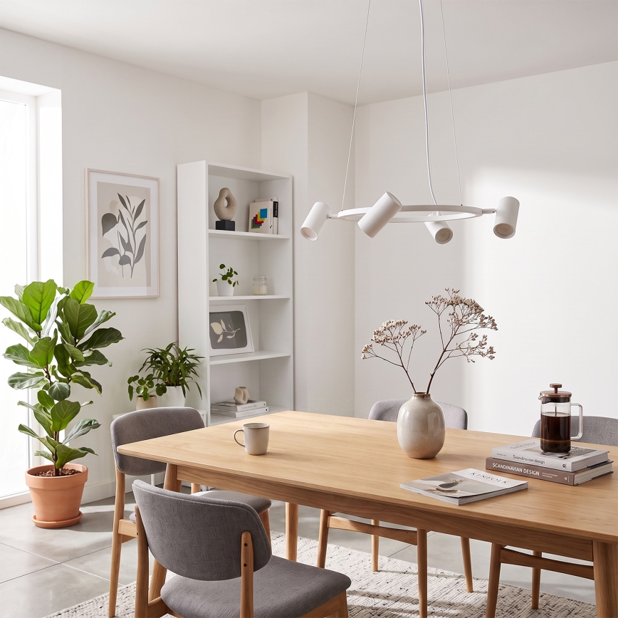BRILAGI - Lustr na lanku SELE 6xGU10/30W/230V bílá