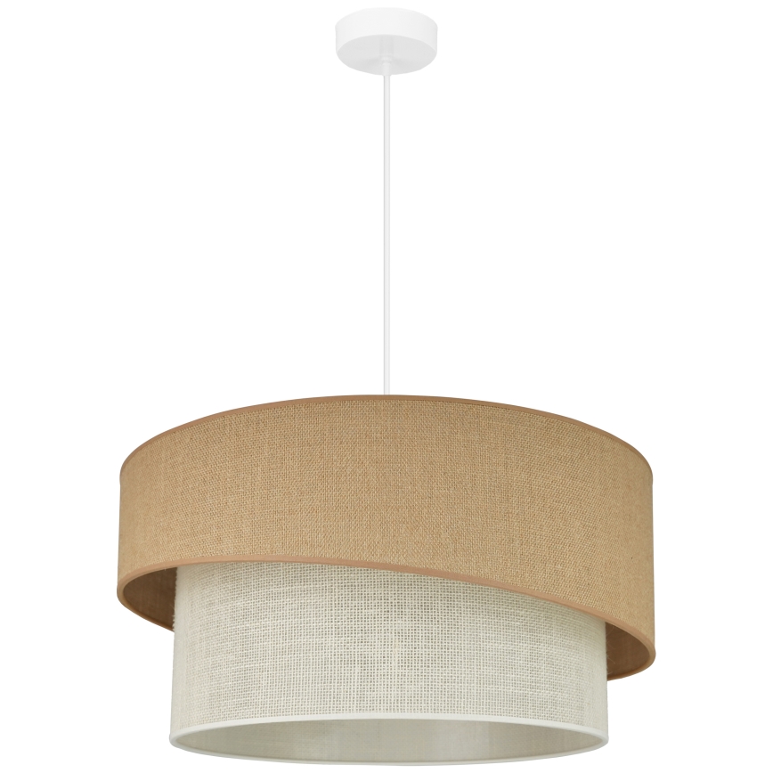 Brilagi - Lustr na lanku SHINE 1xE27/15W/230V pr. 50 cm béžová/krémová