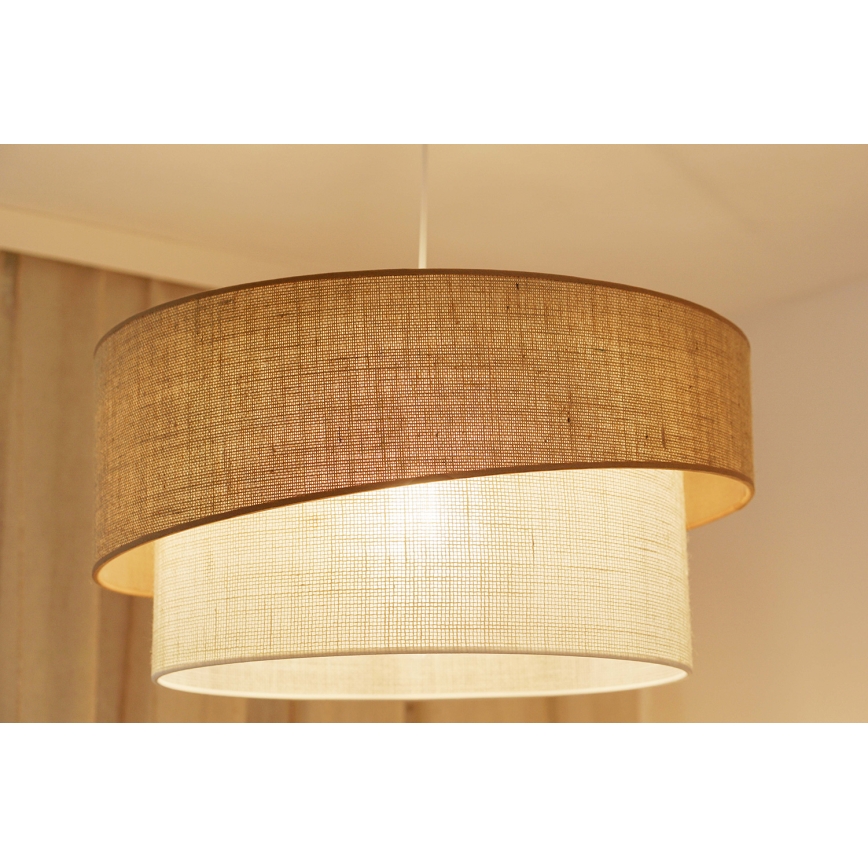 Brilagi - Lustr na lanku SHINE 1xE27/15W/230V pr. 50 cm béžová/krémová