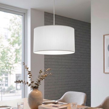 Brilagi - Lustr na lanku SIRIJA MODERN 1xE27/60W/230V pr. 35 cm bílá