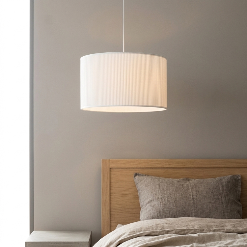 Brilagi - Lustr na lanku SIRIJA MODERN 1xE27/60W/230V pr. 35 cm bílá