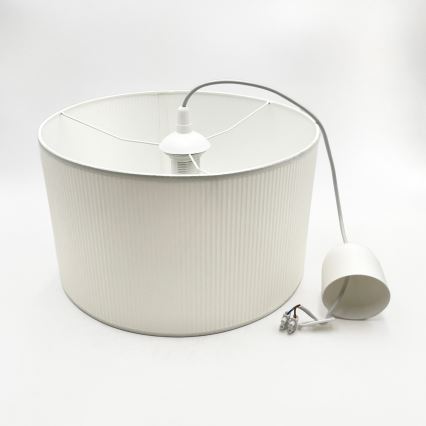 Brilagi - Lustr na lanku SIRIJA MODERN 1xE27/60W/230V pr. 35 cm bílá