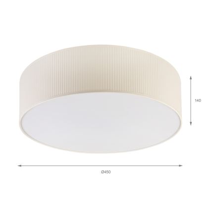 Brilagi - Lustr na lanku SIRIJA MODERN 1xE27/60W/230V pr. 35 cm bílá