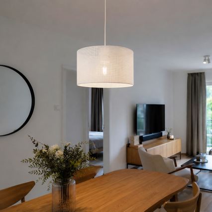 Brilagi - Lustr na lanku SIRIJA MODERN 1xE27/60W/230V pr. 35 cm bílá
