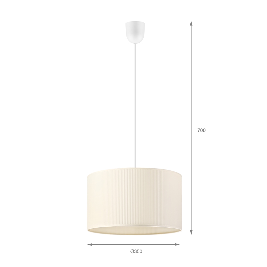 Brilagi -  Lustr na lanku SIRIJA MODERN 1xE27/60W/230V pr. 35 cm krémová