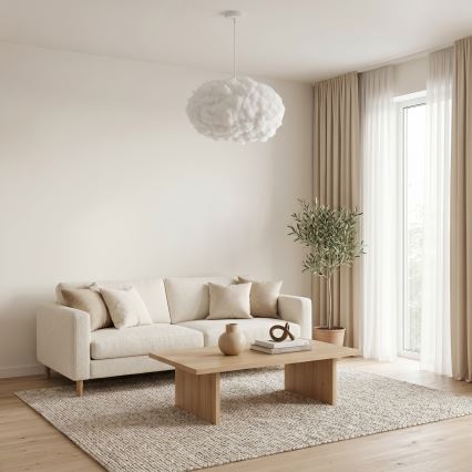 Brilagi - Lustr na lanku SOLEAIR 2xE27/40W/230V pr. 60 cm bílá