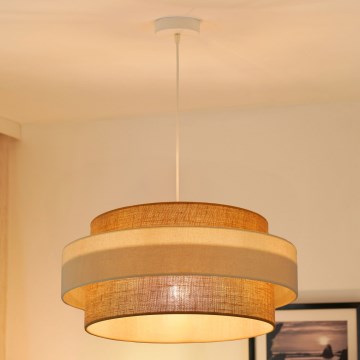 Brilagi - Lustr na lanku SPACE LIGHT 1xE27/15W/230V pr. 50 cm béžová/krémová