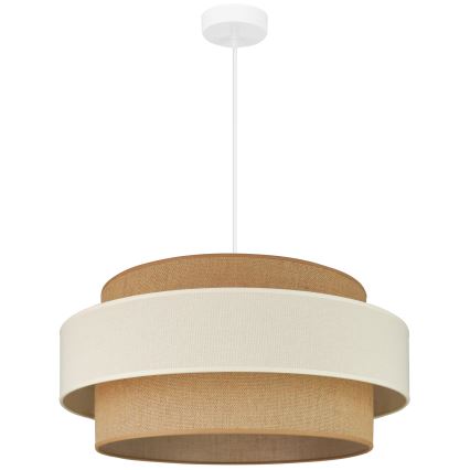 Brilagi - Lustr na lanku SPACE LIGHT 1xE27/15W/230V pr. 50 cm béžová/krémová