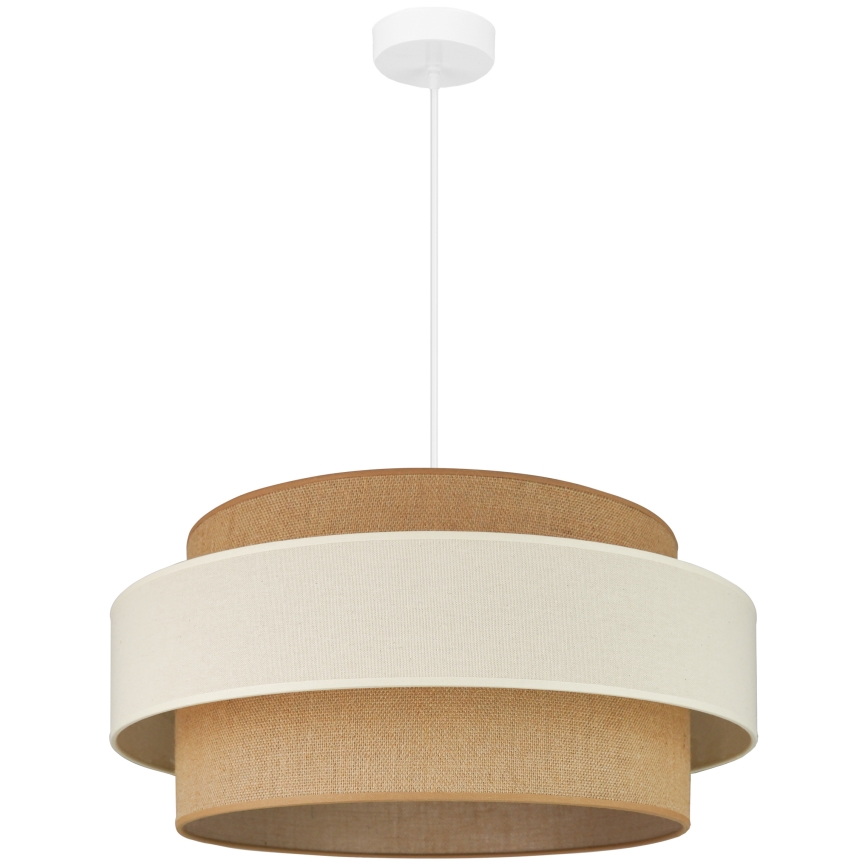 Brilagi - Lustr na lanku SPACE LIGHT 1xE27/15W/230V pr. 50 cm béžová/krémová