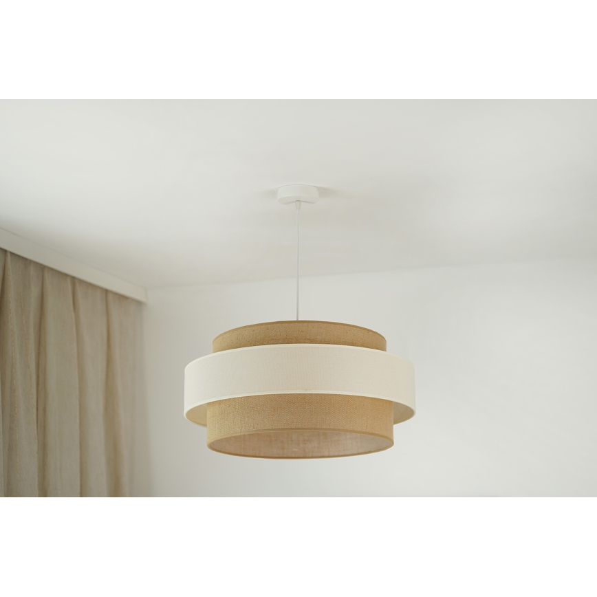 Brilagi - Lustr na lanku SPACE LIGHT 1xE27/15W/230V pr. 50 cm béžová/krémová