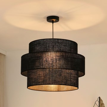 Brilagi - Lustr na lanku SPACE YUTE 1xE27/15W/230V pr. 50 cm černá