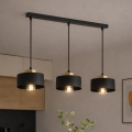 Brilagi - Lustr na lanku SPRING 3xE27/60W/230V černá/zlatá