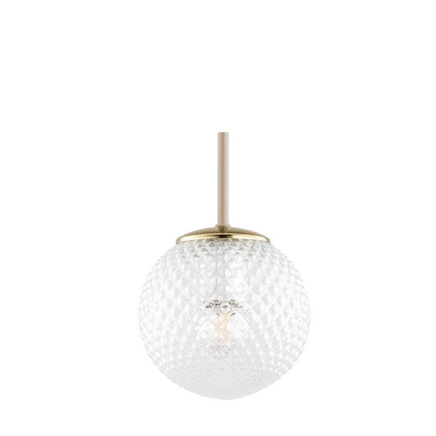 Brilagi - Lustr na lanku STELLA 1xE27/60W/230V pr. 15 cm béžová/zlatá