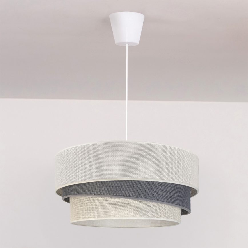 Brilagi - Lustr na lanku TRIO 1xE27/60W/230V pr. 40 cm krémová/šedá