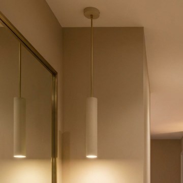 Brilagi - Lustr na lanku TUBE 1xGU10/15W/230V béžová/zlatá