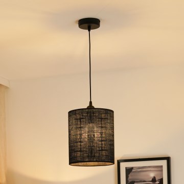 Brilagi - Lustr na lanku TUBES 1xE27/15W/230V pr. 20 cm černá
