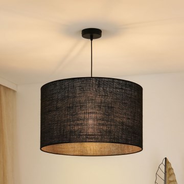 Brilagi - Lustr na lanku TUBES ROLLER 1xE27/15W/230V pr. 50 cm černá