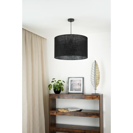 Brilagi - Lustr na lanku TUBES ROLLER 1xE27/15W/230V pr. 50 cm černá