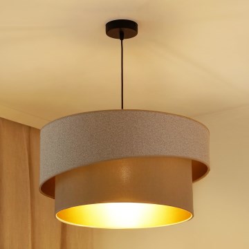 Brilagi - Lustr na lanku VEGAS SHINE 1xE27/15W/230V pr. 50 cm krémová/béžová