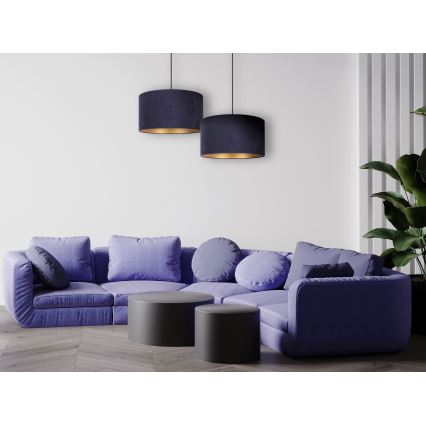 Brilagi - Lustr na lanku VELVET 1xE27/40W/230V modrá/zlatá