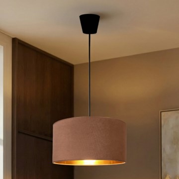 Brilagi - Lustr na lanku VELVET 1xE27/60W/230V pr. 40 cm béžová/zlatá