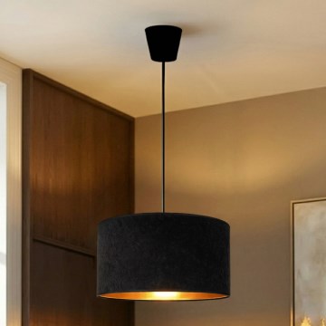 Brilagi - Lustr na lanku VELVET 1xE27/60W/230V pr. 40 cm černá/zlatá