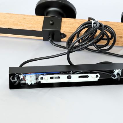 Brilagi - Lustr na lanku VISTA 4xE27/60W/230V dub