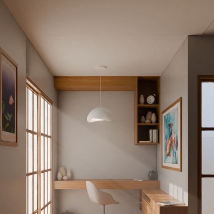 Brilagi - Lustr na lanku WABI SABI 1xE27/40W/230V bílá