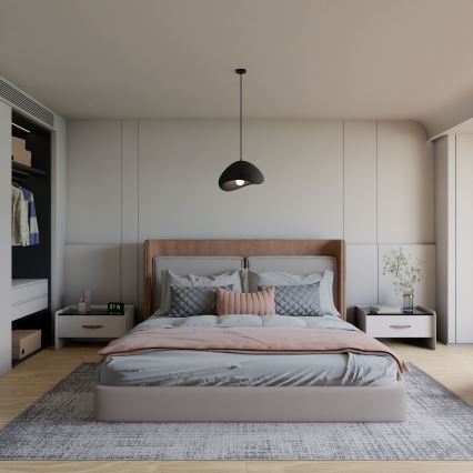 Brilagi - Lustr na lanku WABI SABI 1xE27/40W/230V černá