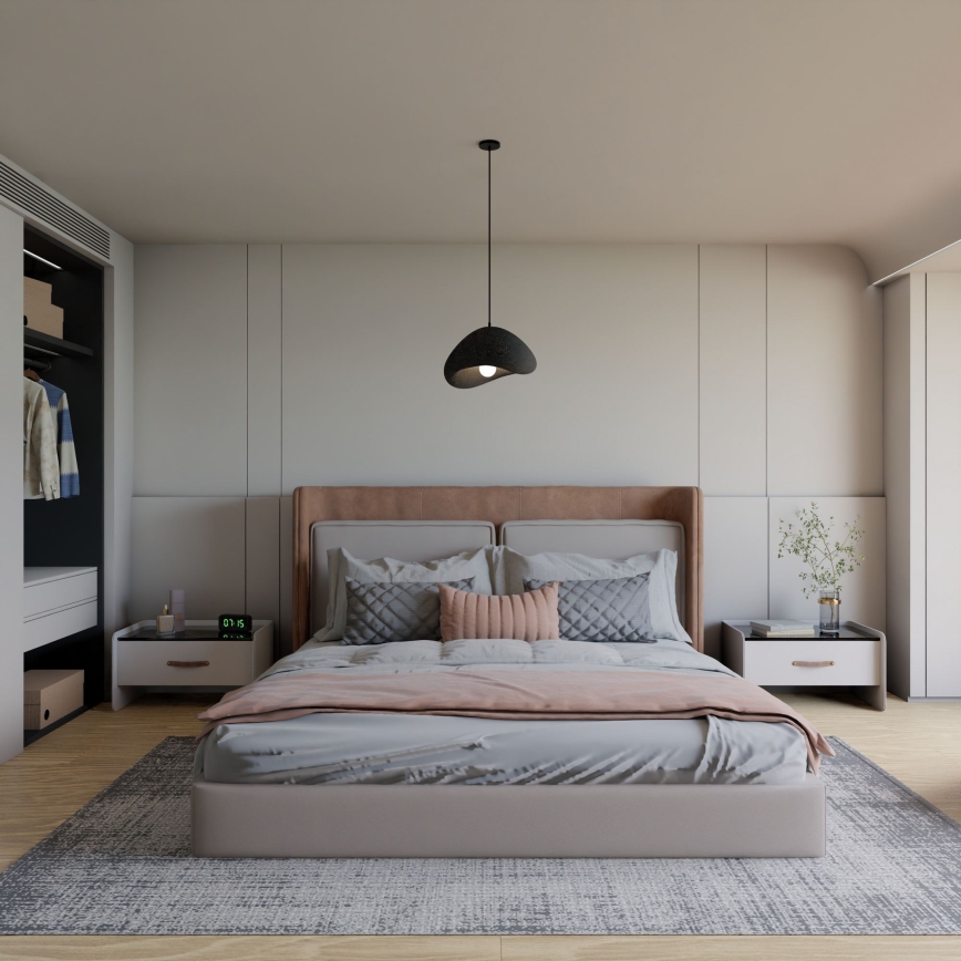 Brilagi - Lustr na lanku WABI SABI 1xE27/40W/230V černá