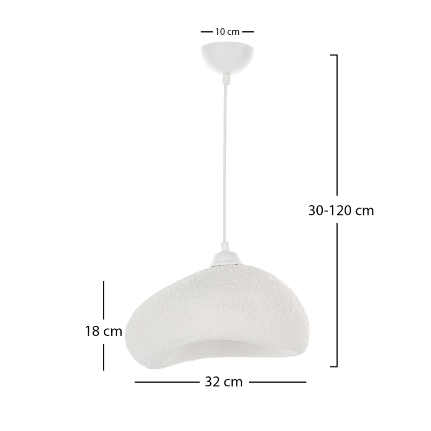 Brilagi - Lustr na lanku WABI SABI 1xE27/40W/230V pr. 32 cm bílá