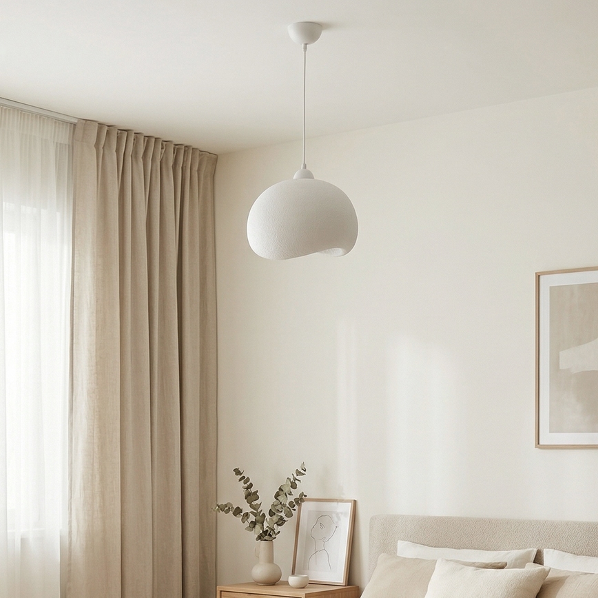 Brilagi - Lustr na lanku WABI SABI 1xE27/40W/230V pr. 34 cm bílá